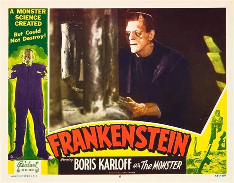 1931 El Doctor Frankenstein Frankenstein Carteles Y Lobby Card