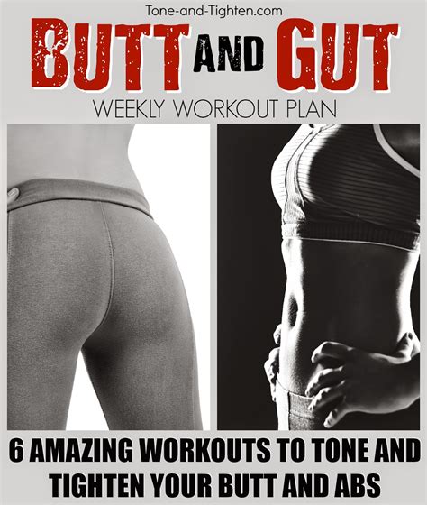Best Butt And Ab Workouts Weekly Workout Plan