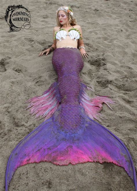 Ide The San Francisco Mermaid Purple Silicone Tail Silicone Mermaid