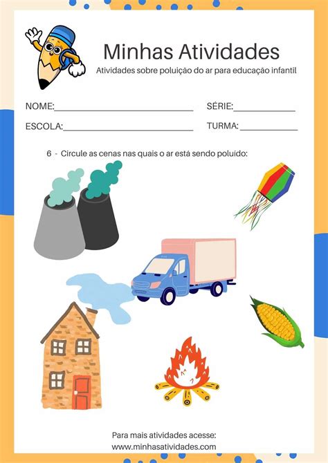 Atividade Sobre Poluição Do Ar