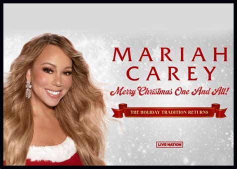 Mariah Carey Announces 2023 ‘merry Christmas One And All Tour Dates