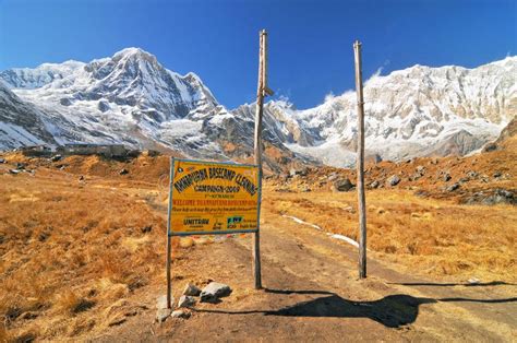 Nepal Annapurna Conservation Area Trek To Annapurna Base Camp In