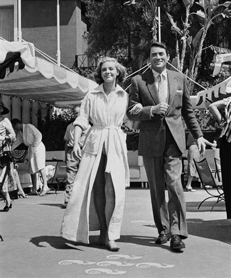 Lauren Bacall And Gregory Peck On The Set Of Designing Woman Vintage Everyday
