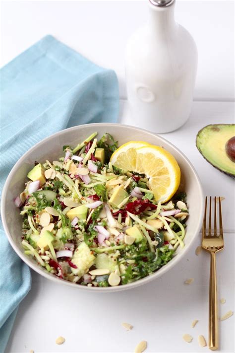 5 Minute Green Goddess Quinoa Salad Recipe Meal Prep Menu Meal