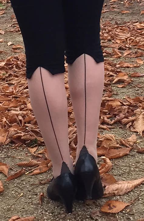 1950s Contrast Seamed Stockings As Worn By Agent Peggy Carter