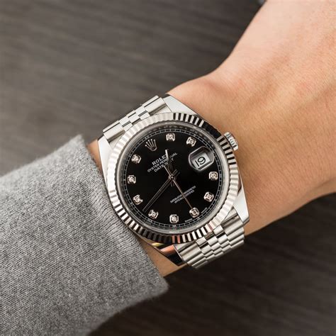 Unlike any other watch, the datejust embodies timeless elegance. Buy Used Rolex Datejust 41 126334BKDJ | Bob's Watches ...