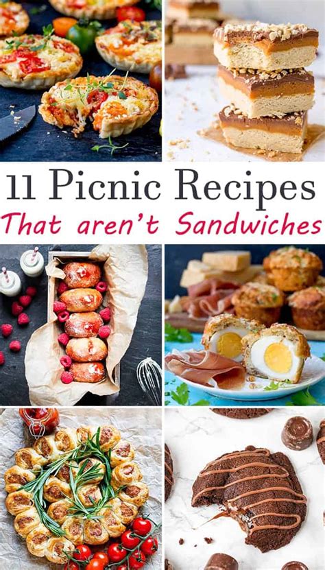11 Picnic Food Ideas That Arent Sandwiches Nickys Kitchen Sanctuary