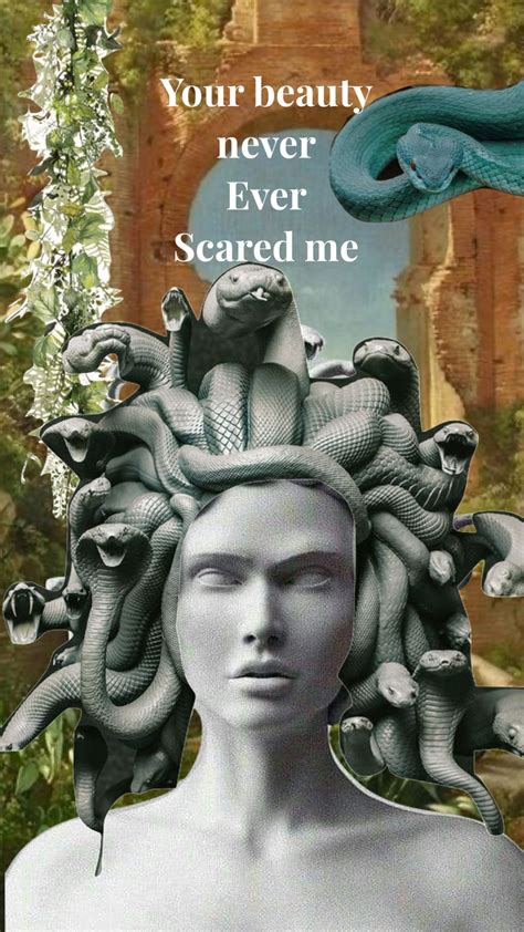 I Am Scared Greek Mythology Medusa Myths Backgrounds Vibes Good Things Statue Creative