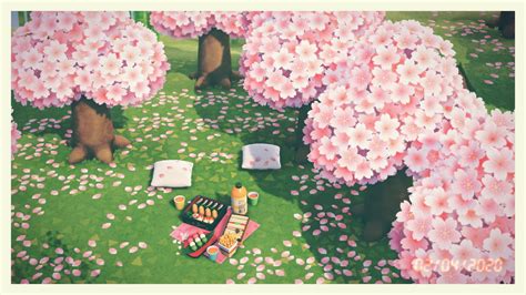 Animal Crossing Cherry Blossoms 10 Gorgeous Pink Patterns