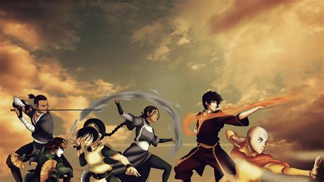 Avatar The Last Airbender Aang Toph Beifong Zuko Hd Anime Wallpapers