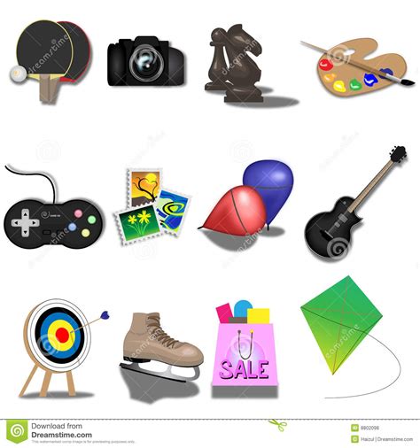 Hobbies Royalty Free Stock Photos - Image: 8802098