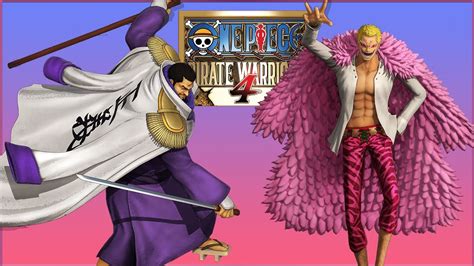 One Piece Pirate Warriors 4 Doflamingo And Fujitora Gameplaymoveset
