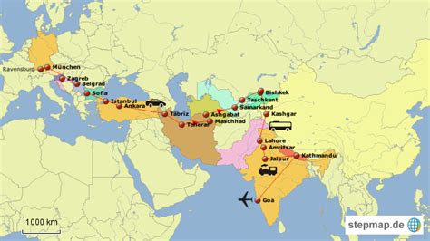 Letztere werden meist so aus einzelaufnahmen zusammengesetzt. Südliche Seidenstraße - Indien - Nepal von Manfred64 ...