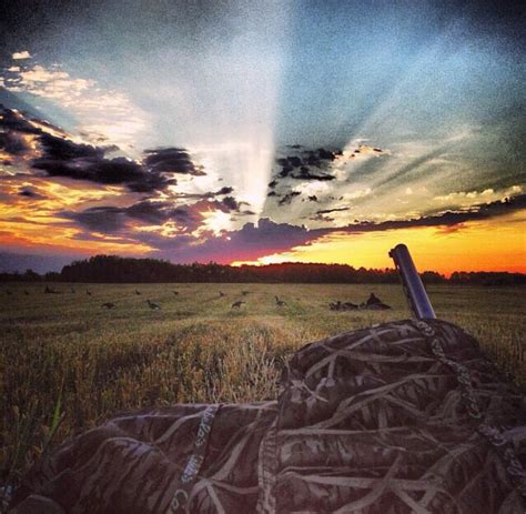 Manitoba Sunset Waterfowl Hunting Duck Hunting Peace In The Valley