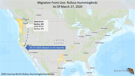 03272020 Rufous Hummingbird Migration Map