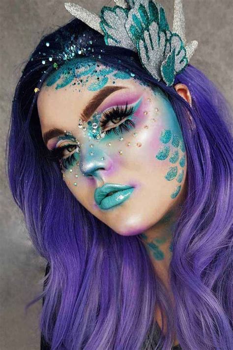Mermaid Halloween Makeup Idea Mermaidmakeup For Beautiful And Unique
