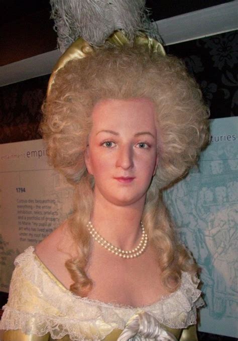 Accurate Wax Recreation Of Marie Antoinette At Madame Tussaud S Also