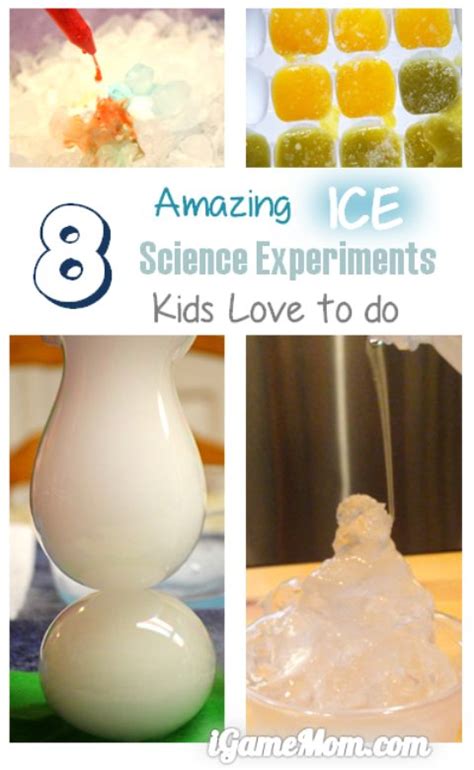 10 Amazing Science Experiments With Ice Kids Love