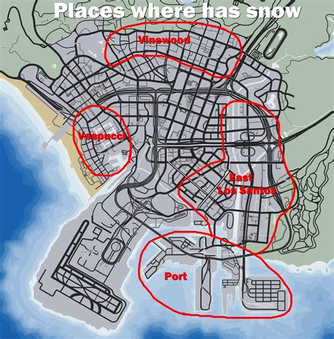 Themunsession Mods For Games Grand Theft Auto V Snow In Los Santos 0