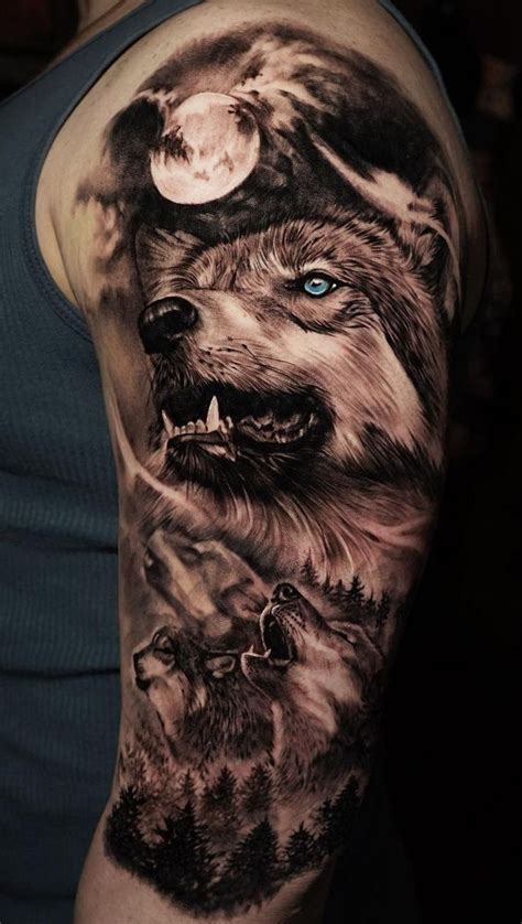 50 Of The Most Beautiful Wolf Tattoo Designs The I Beautiful Designs