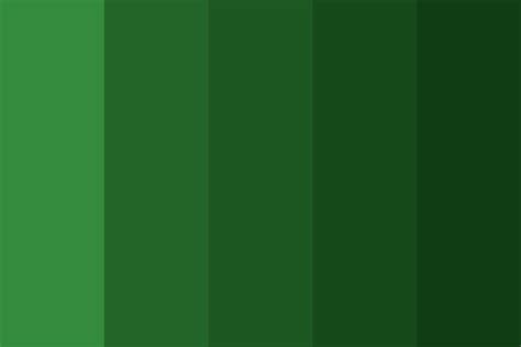 16 Tone Green Scale 1 Color Palette