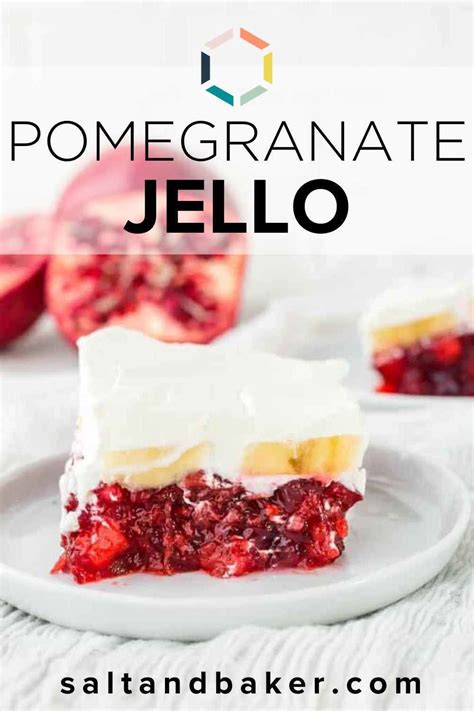 Pomegranate Jell O Homemade Desserts Delicious Desserts Baker Recipes