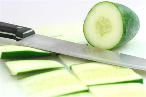 Cutting Cucumber Stock Photo Image Of Food Cucumber Healthy 547770