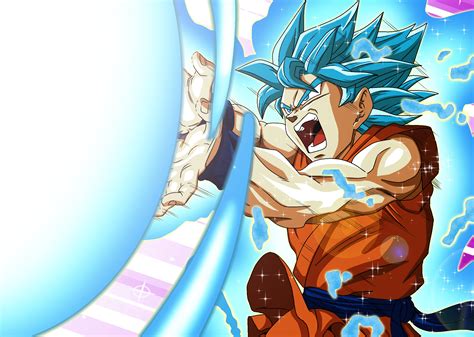 Download Kamehameha Dragon Ball SSGSS Goku Goku Anime Dragon Ball Super HD Wallpaper By Damien