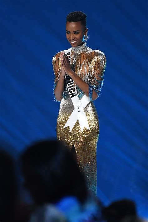 Miss Universe 2019 Zozibini Tunzi Earned Her Crown In This Local Designers Showstopping Gowns