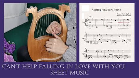 Cant Help Falling In Love For Small Harp And Lyre Harp Sheet Music
