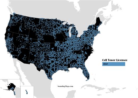 Big Mobile Cell Tower Map Of The Us Sounding Maps