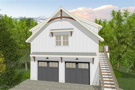 Plan 765018twn Comfy Carriage House Plan With Laundry In Master Closet