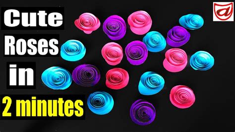 You can roll your own cigarettes as they did before they were mass produced and available everywhere. Rolling Paper roses | Paper flowers making at home | DIY decorating ideas - YouTube