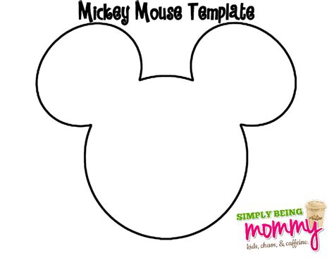 Mickey Mouse Head Template Posted By Christian Kylie