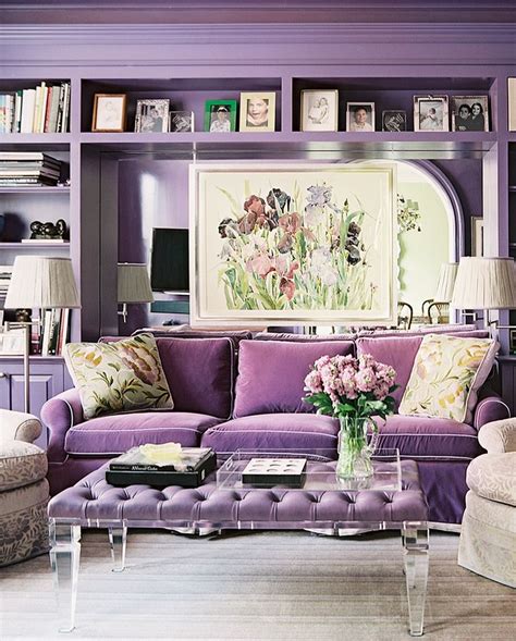 Lilac Living Room Decorating Ideas House Decor Interior