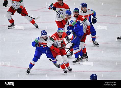 LATVIA RIGA 12 05 23 IIHF 2023 Ice Hockey World Championship Stock
