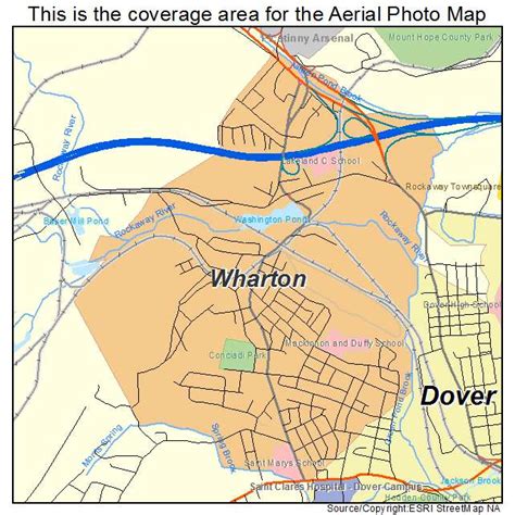 Aerial Photography Map Of Wharton Nj New Jersey