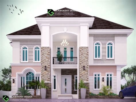 Architectural Design Of A Proposed 6 Bedroom Duplex In Anambra State Nigeria All Rooms Ensuit W