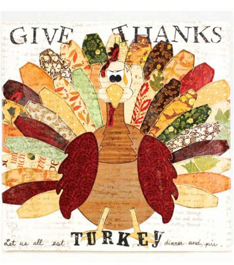 Give Thanks Turkey Canvas Thanksgiving Crafts Diy Diy Fabric Crafts Crafty Projects