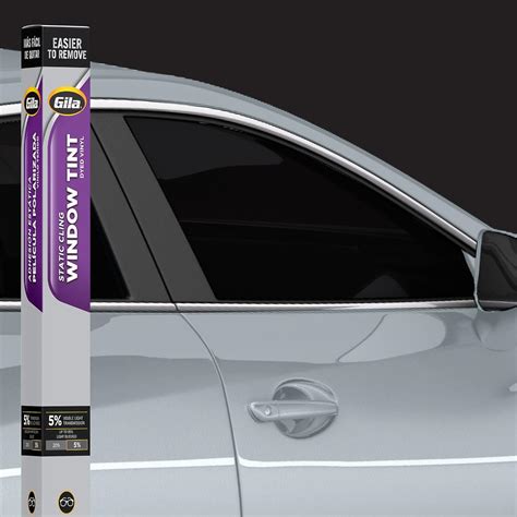 Gila Static Cling 5 Vlt Automotive Window Tint Diy Easy Install Glare