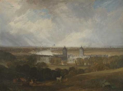 London From Greenwich Park Joseph Mallord William Turner Exhibited