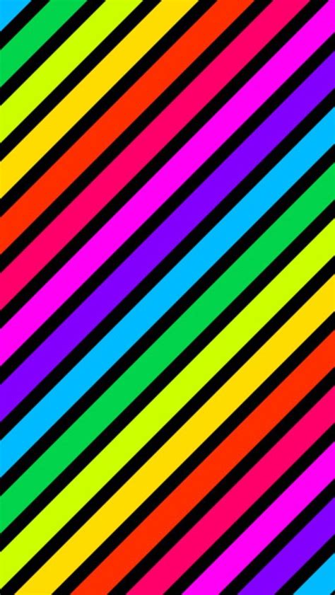 Rainbow Stripes Rainbow Wallpaper Neon Wallpaper Graphic Wallpaper