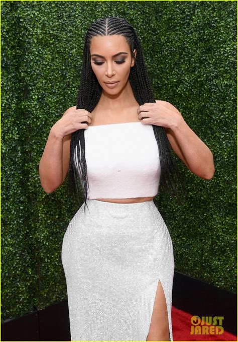kim kardashian braids her hair for mtv movie and tv awards 2018 photo 4102945 kim kardashian