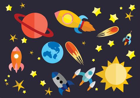 Outer Space Free Vector Art 27718 Free Downloads