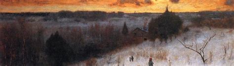 George Inness Sundown Painting Reproduction