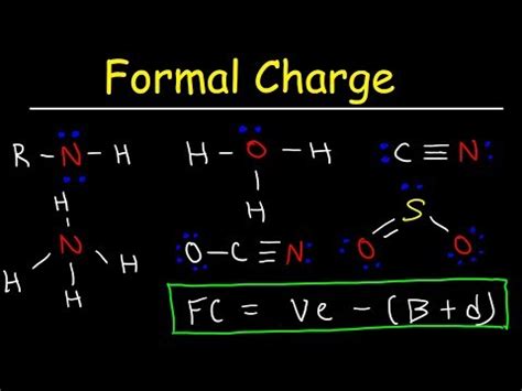Formal Charge Formula How To Calculate It And Examples Science