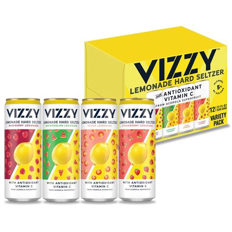Vizzy Hard Seltzer Vizzy Lemonade Hard Seltzer Variety Pack 12 Ct 12