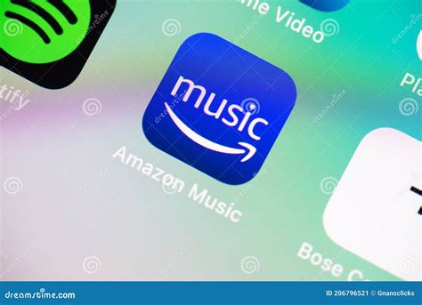 Amazon Music App Icon On Ipad Editorial Photo Image Of Technology