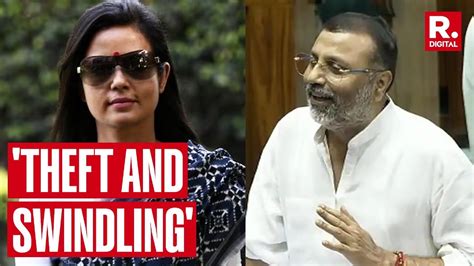 BJP MP Nishikant Dubey Alleges That Mahua Moitra Is Trying To Influence The Complainant YouTube