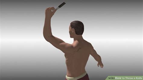 How To Throw A Knife 9 Steps With Pictures Knife Human Silhouette